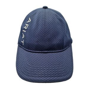 Ariat Blue Navy Cap Mesh Mens Hat Strapback Athletic